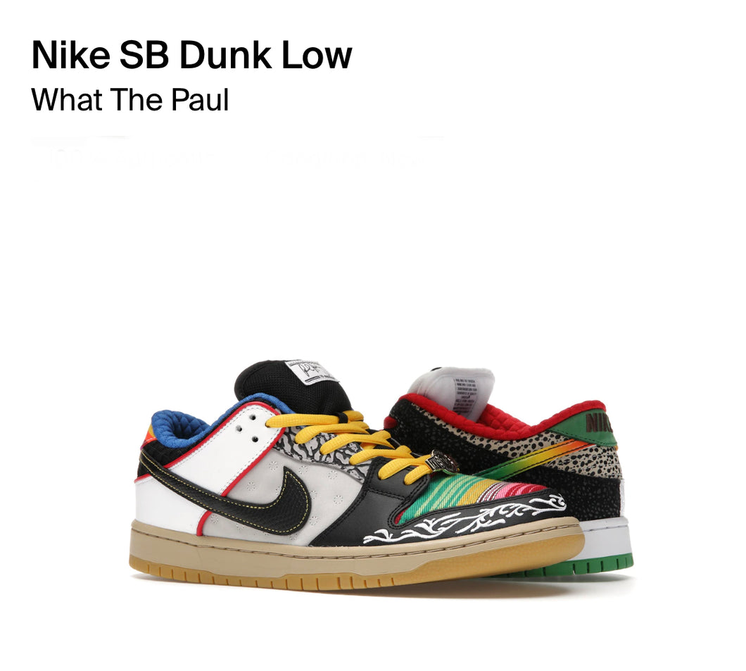 Nike SB Dunk Low - What The Paul – Milbro's Custom Kicks